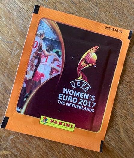 Panini UEFA Women's EURO 2017 Stickerpakje, Ophalen of Verzenden, Nieuw, Buitenlandse clubs, Poster, Plaatje of Sticker