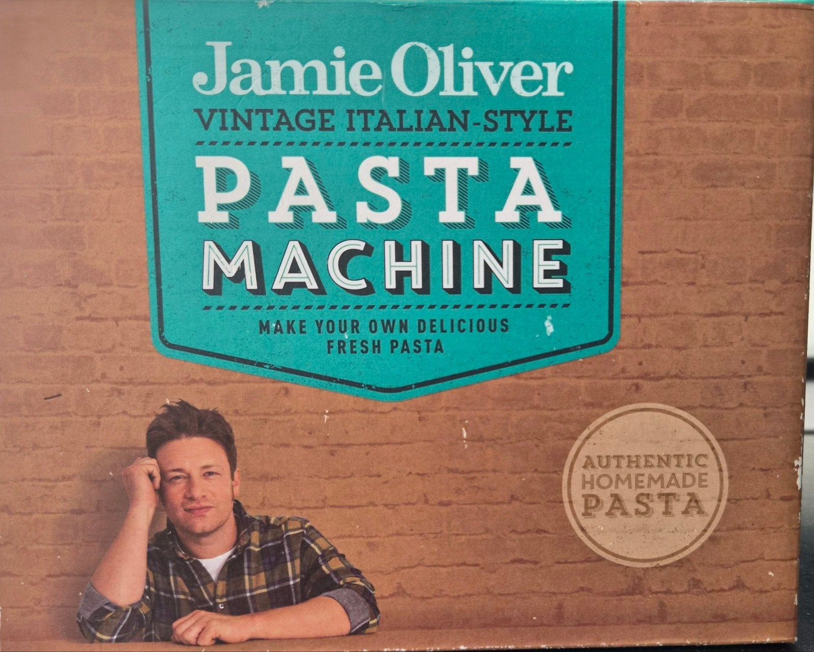Jamie Oliver Vintage Italiaanse Stijl Pastamachine, Witgoed en Apparatuur, Ophalen of Verzenden, Nieuw