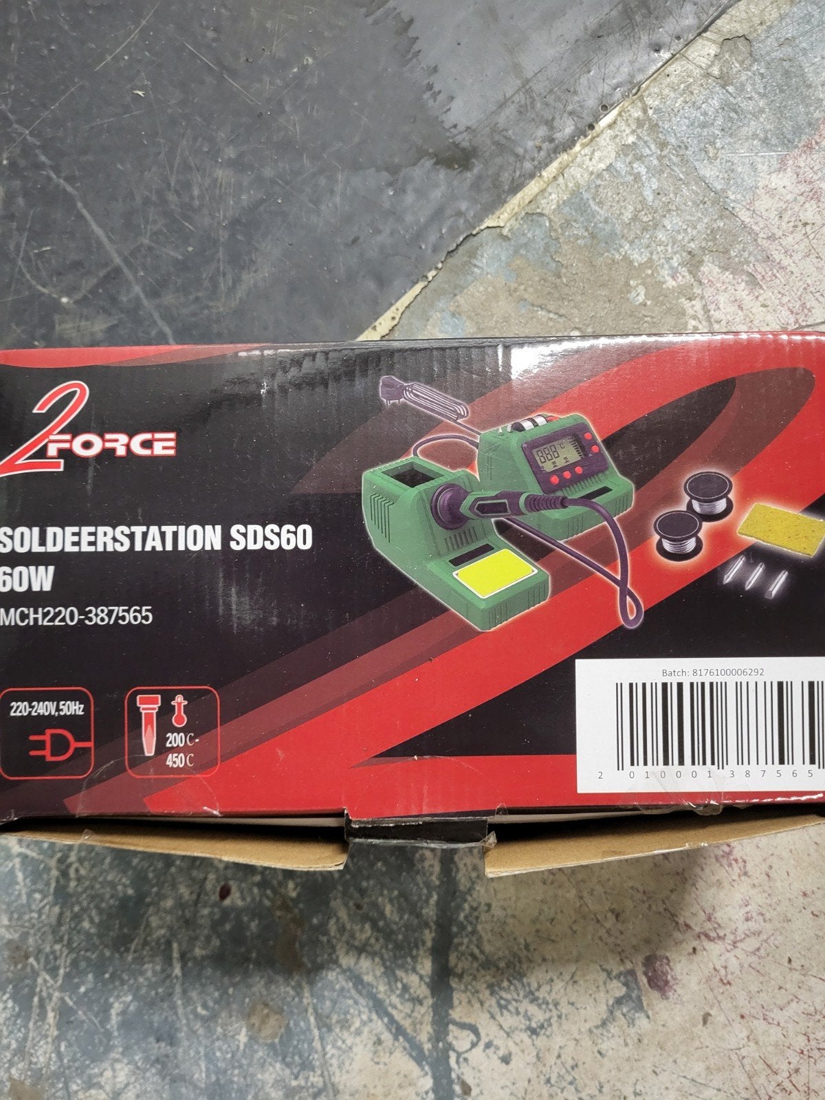 Soldeerstation Toolforce SDS60 60W - Nette staat, Ophalen of Verzenden, Zo goed als nieuw