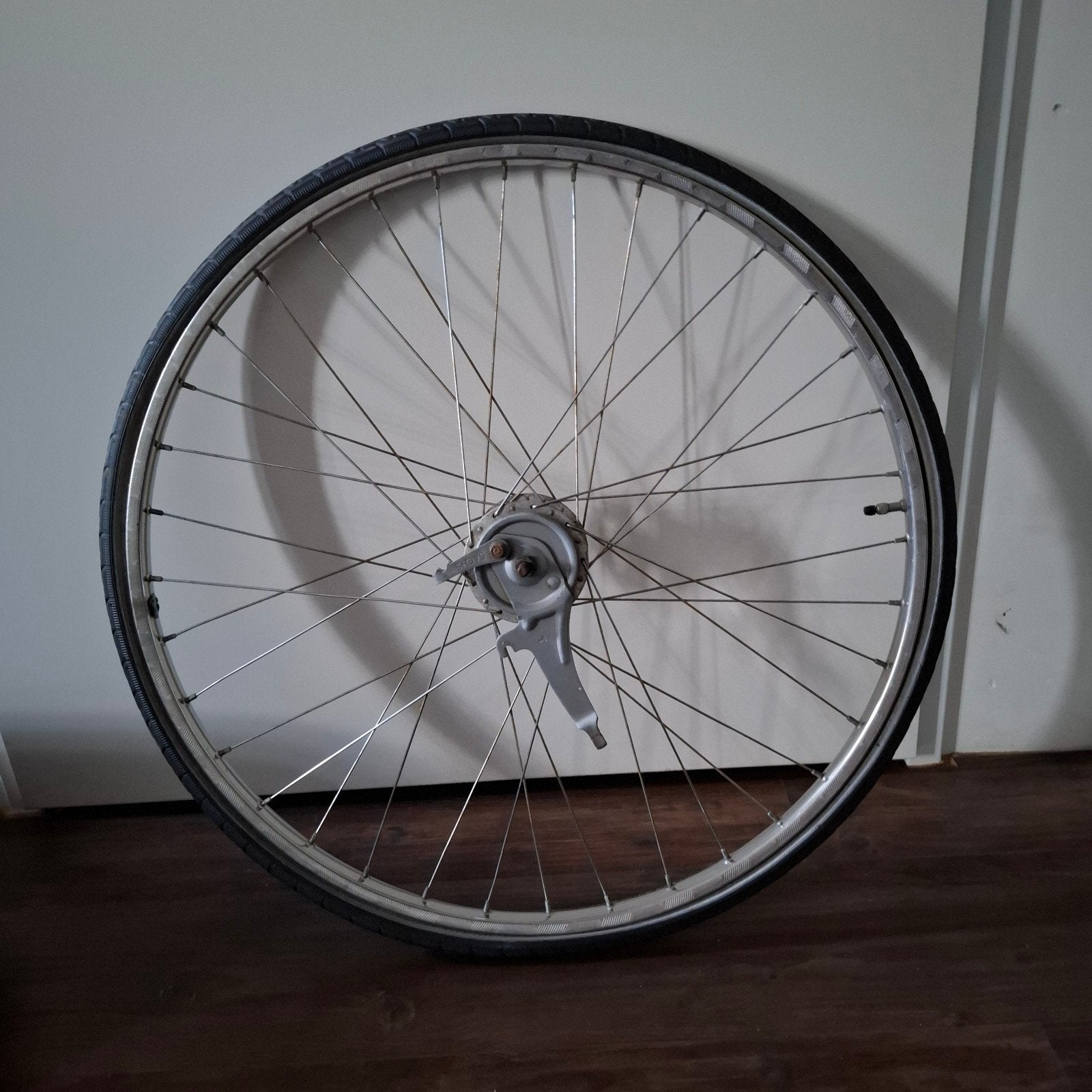 28 inch sachs voorwiel met handrem fiets wiel, Fietsen en Brommers, Ophalen of Verzenden