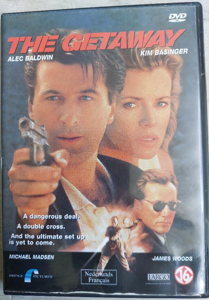 DVD The Getaway (1994) Alec Baldwin, Kim Basinger, Vanaf 16 jaar, Ophalen, Zo goed als nieuw, Actie
