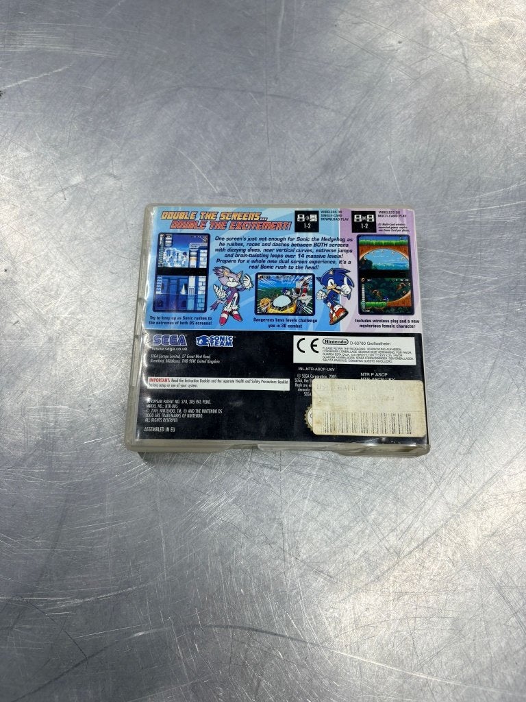 Sonic Rush DS | €7,99, Spelcomputers en Games, Avontuur en Actie, ., 1 speler, Ophalen of Verzenden