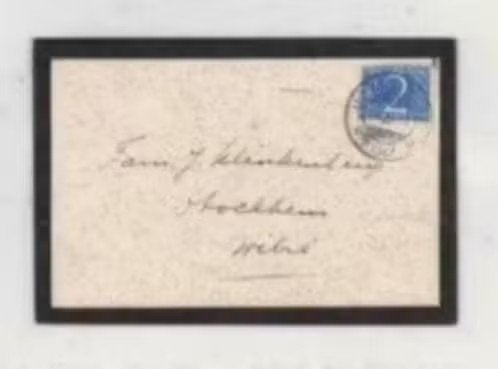 Rouwbrief Margraten Meertens Roeders Peerboom 1947., Ophalen of Verzenden, Rouwkaart