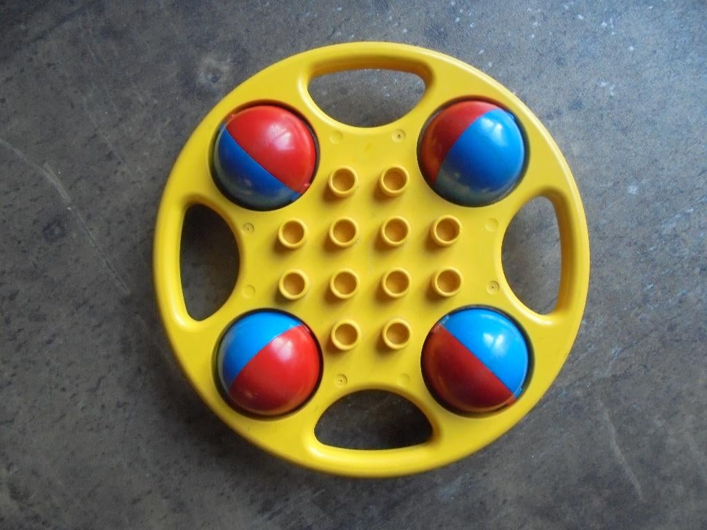 Lego Duplo Rattle Round with Wheels (zie foto's) 2, Kinderen en Baby's, Speelgoed | Duplo en Lego, Ophalen of Verzenden, Gebruikt