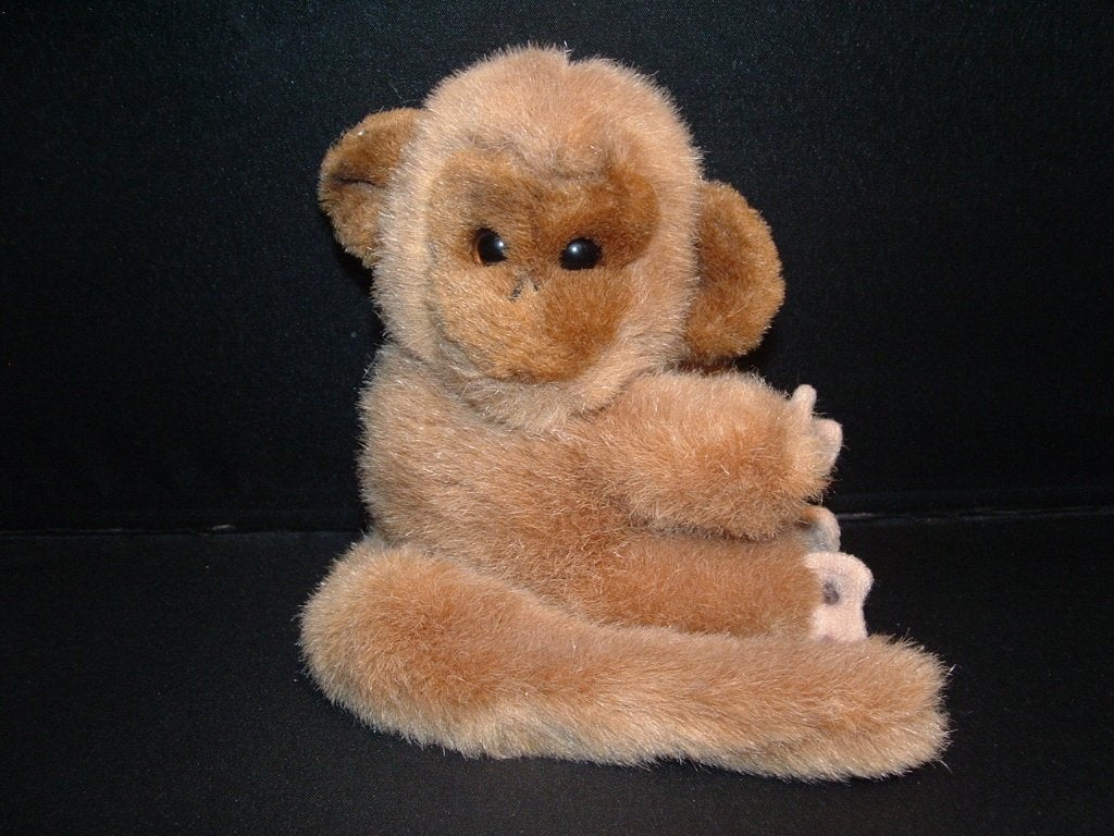 HAPPY HORSE AAP PLUCHE LICHTBRUIN MET HUIDSKLEUR, Kinderen en Baby's, Verzenden, Nieuw, Overige typen
