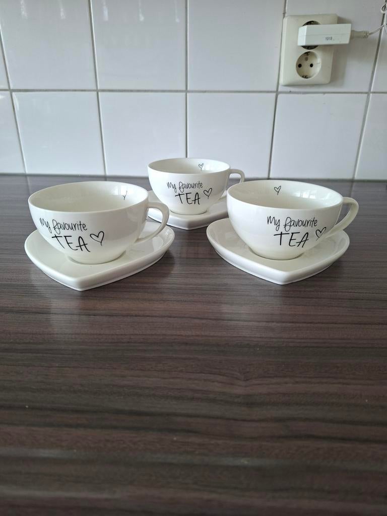 Riviera maison kop en schotel hartje, Huis en Inrichting, Ophalen, Zo goed als nieuw, Overige stijlen, Kop(pen) en/of Schotel(s)