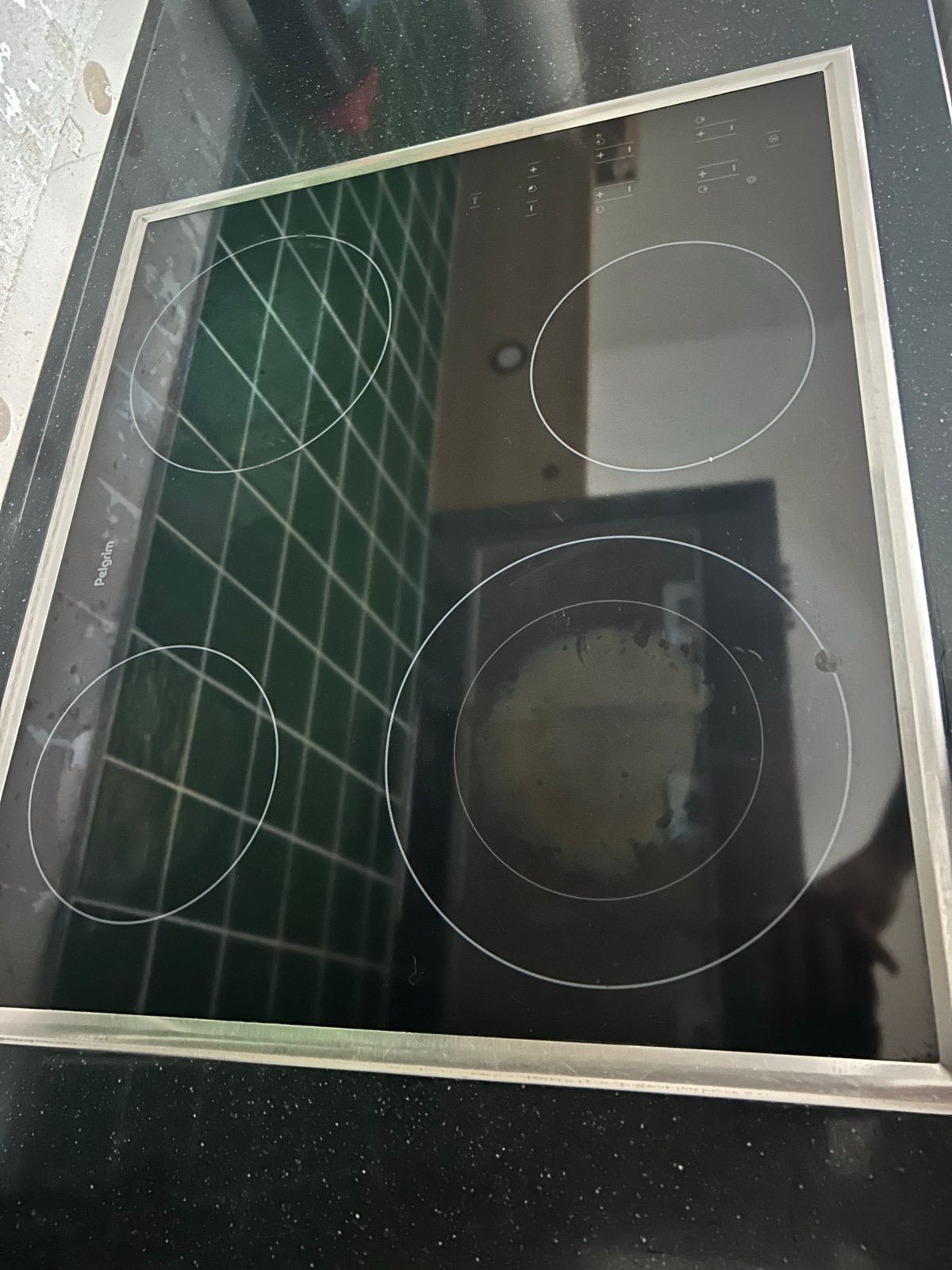 Pelgrim Inbouw Keramische Kookplaat - 4 Kookzones, Ophalen, Gebruikt, Keramisch, 4 kookzones