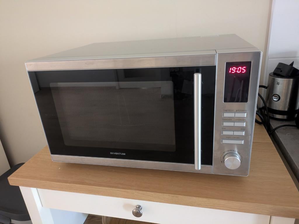 Combimagnetron 30L Inventum, Witgoed en Apparatuur, Magnetrons, Ophalen, Combimagnetron, Grill, Zo goed als nieuw