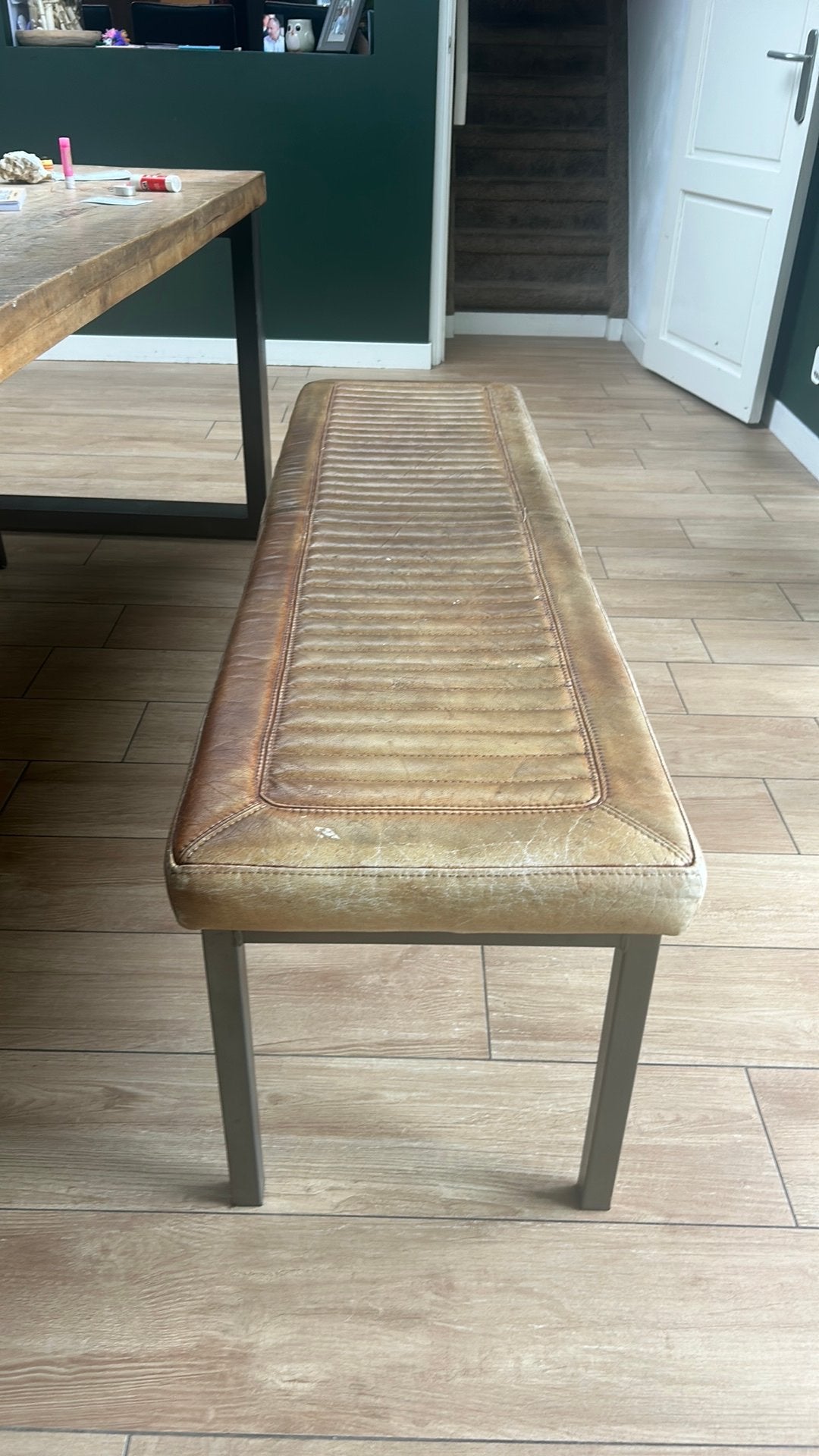Eetkamerbank gratis af te halen, Ophalen, Gebruikt, 150 tot 200 cm, Minder dan 50 cm