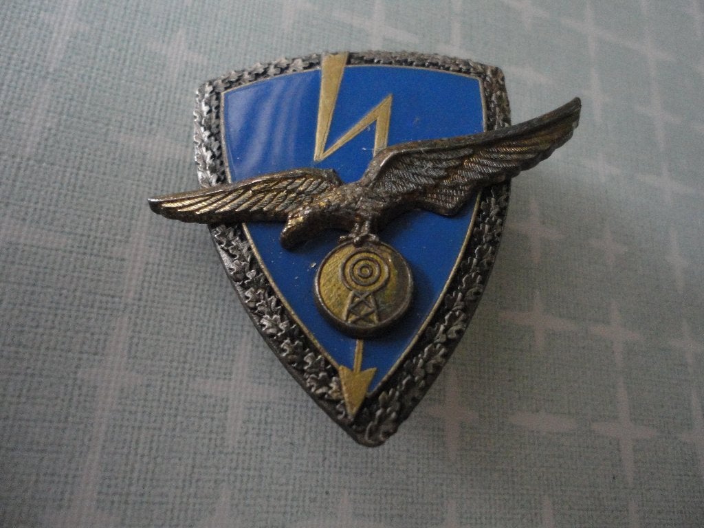 Franse luchtmacht insigne,  Escadron de Transmissions 801, Verzenden, Luchtmacht, Overige gebieden, Embleem of Badge