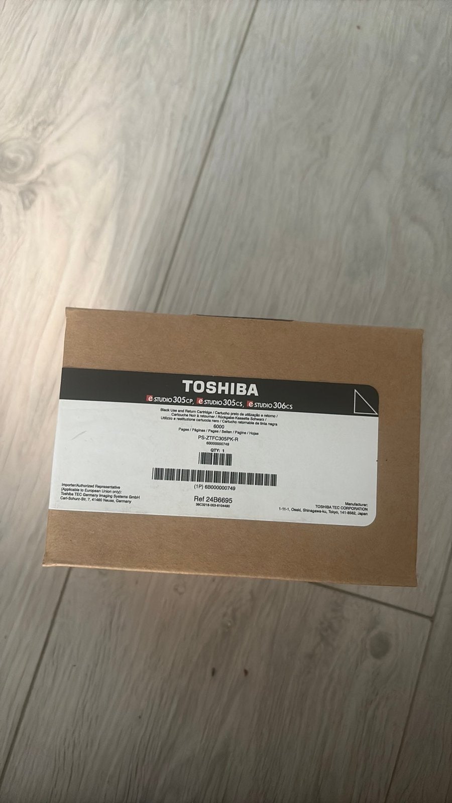 Toshiba originele zwarte toner PS-ZTFC305PK-R–6.000 pagina’s, Ophalen of Verzenden, Zo goed als nieuw