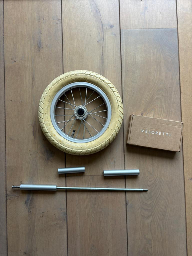 Veloretti mini naar tricycle ombouwset, Fietsen en Brommers, Fietsonderdelen, Gebruikt, Overige typen, Overige materialen, Kinderfiets