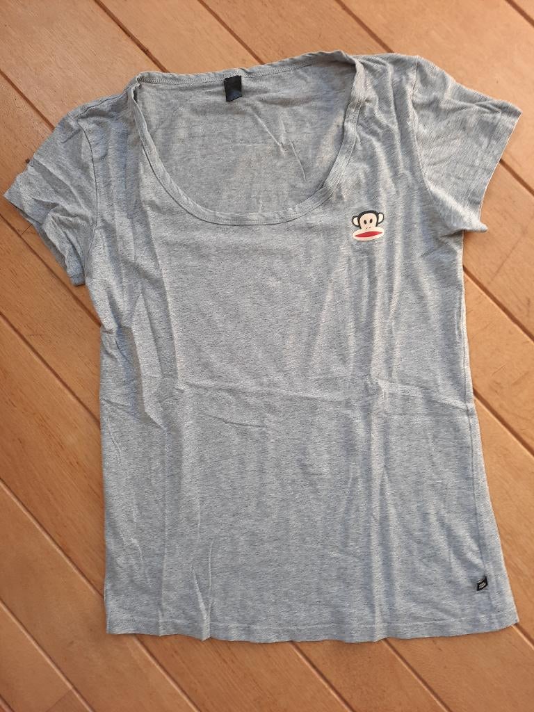 Paul Frank t- shirt licht grijs maat L, Kleding | Dames, T-shirts, Maat 38/40 (M), Ophalen of Verzenden, Zo goed als nieuw, Korte mouw
