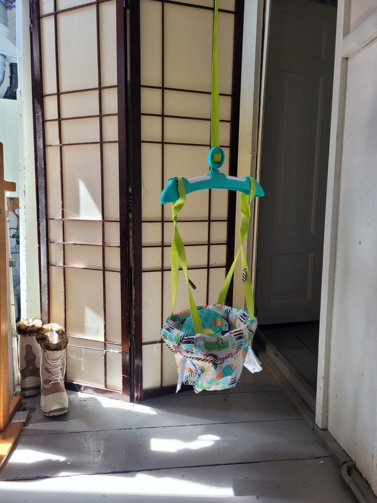 Springstoeltje, Ophalen of Verzenden, Minder dan 80 cm, Glasplaat, Minder dan 80 cm