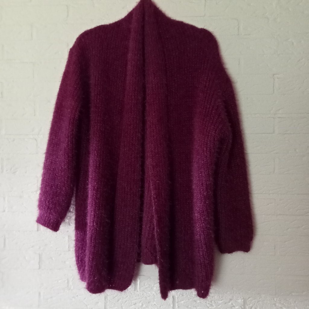 Cyclaam kleurig warm vest universele maat ( t/m maat 44), Ophalen of Verzenden, Zo goed als nieuw, Maat 42/44 (L), Paars