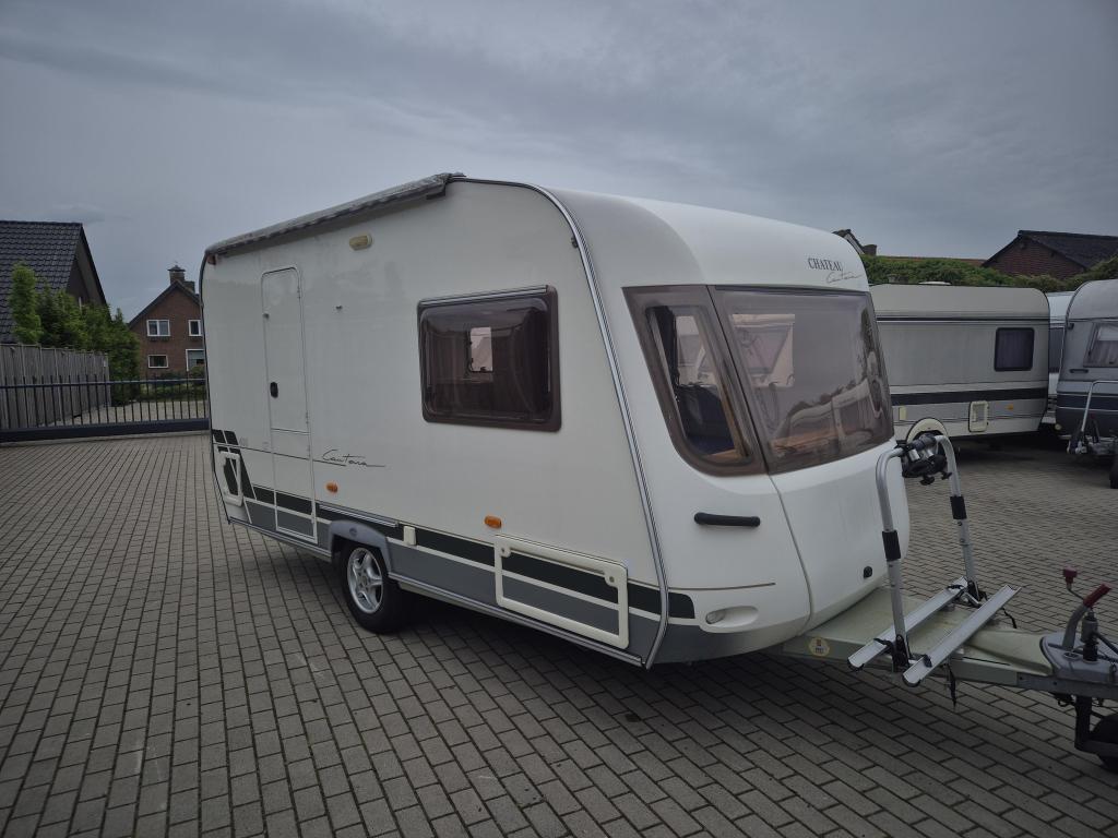 Chateau Cantara 400 HU + Voortent Luifel VERKOCHT!!, Caravans en Kamperen, Caravans, Chateau, 750 - 1000 kg, 4 tot 5 meter, Overige typen