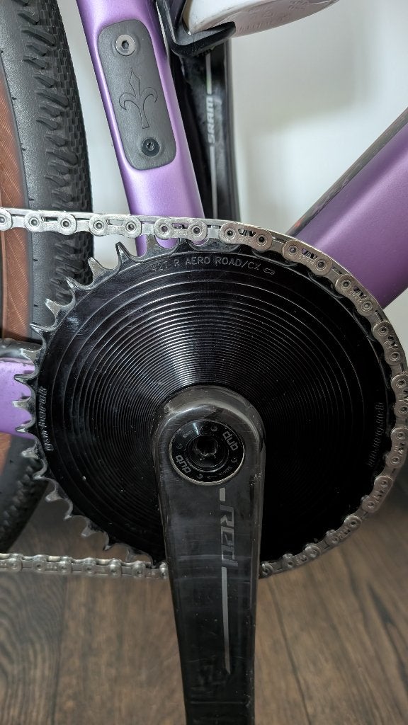 Garbaruk Aero Voorblad 42T, Ophalen of Verzenden, Gebruikt, Gravelbike, Aluminium