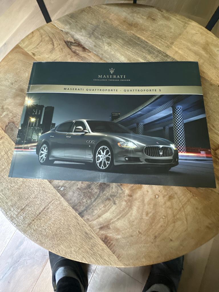 Maserati Quattroporte S Brochure - Luxe Auto Documentatie, Ophalen of Verzenden, Zo goed als nieuw, Overige merken