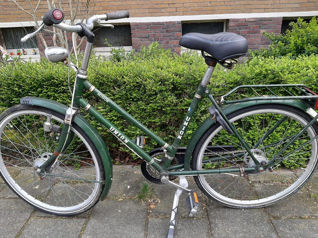 Union Minor Kinderfiets - Groen, Gebruikt, Fietsen en Brommers, Fietsen | Kinderfietsjes, Ophalen of Verzenden, Gebruikt, 20 inch of meer