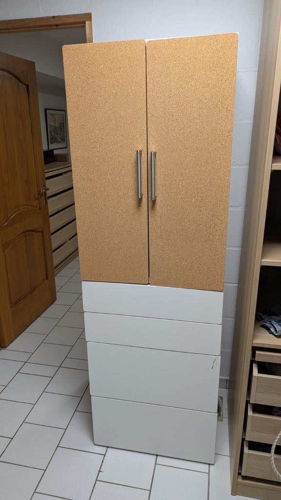 Ikea kurk kast met 4 lades en hangruimte, Huis en Inrichting, Kasten | Kledingkasten, Overige materialen, Gebruikt, 50 tot 100 cm