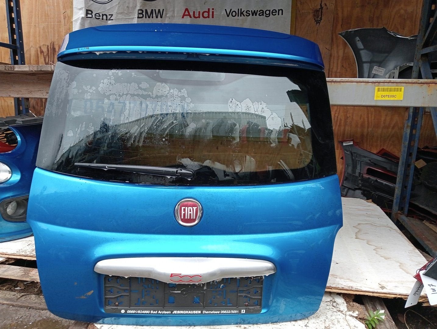 Fiat 500 achterklep kofferklep kofferdeksel 2007-2020, Auto-onderdelen, Gebruikt, -, Ophalen of Verzenden, Achter
