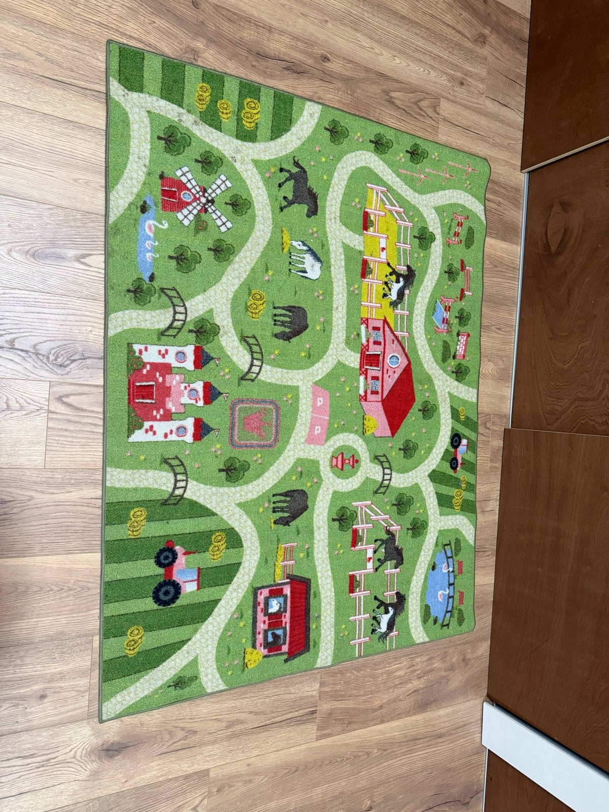 Speelmat Boerderij 160x120cm - Kinderkleed, Kinderen en Baby's, Speelgoed | Speelkleden, Ophalen of Verzenden, Gebruikt