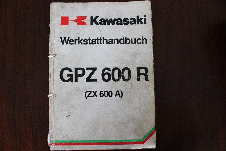 Kawasaki GPZ600 R ZX600 1985 werkstatt handbuch GPz 600, Motoren, Handleidingen en Instructieboekjes, Ophalen of Verzenden, Kawasaki