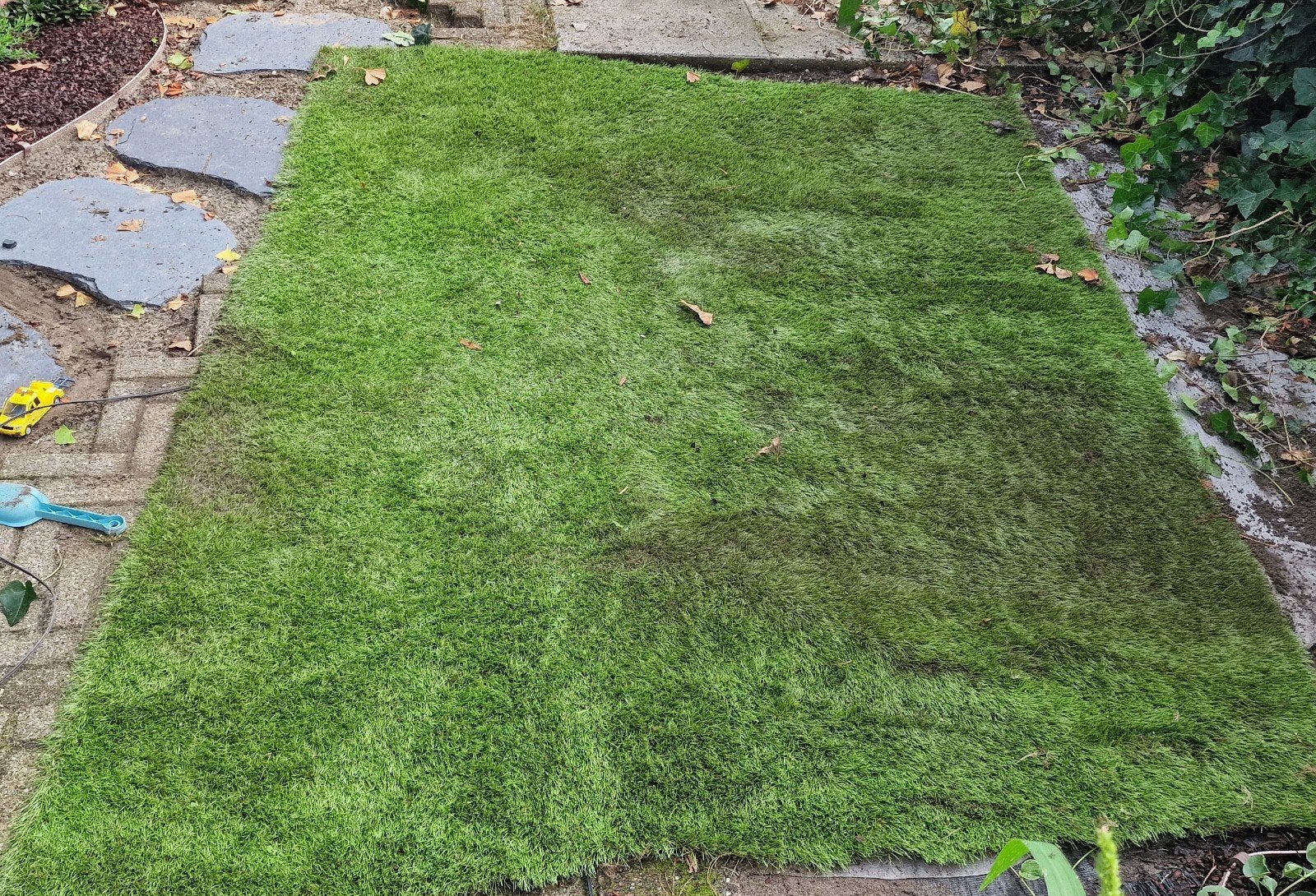 kunstgras 256x190, Ophalen, Gebruikt, Minder dan 10 m², Kunstgras