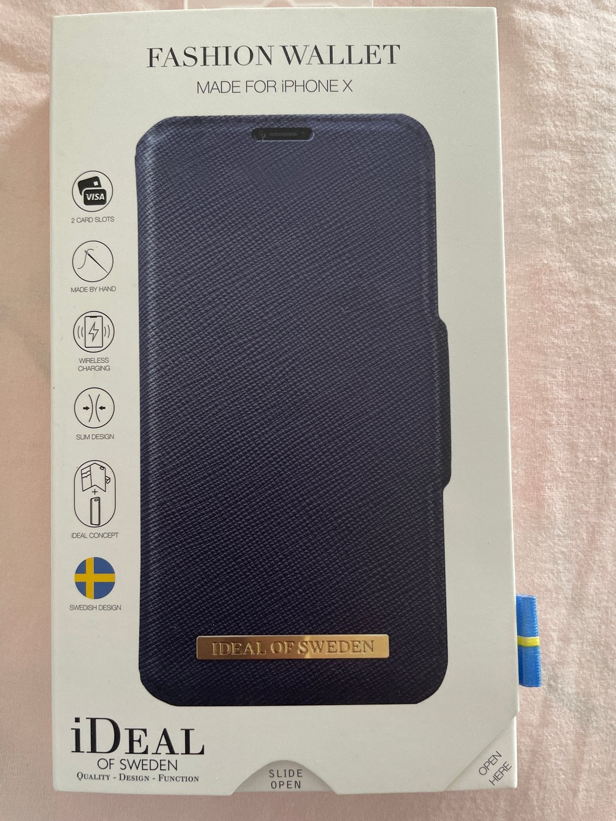 Ideal of Sweden Telefoonhoesje voor iPhone X - Fashion Walle, Blauw, Nieuw, Ideal of Sweden, Ophalen of Verzenden