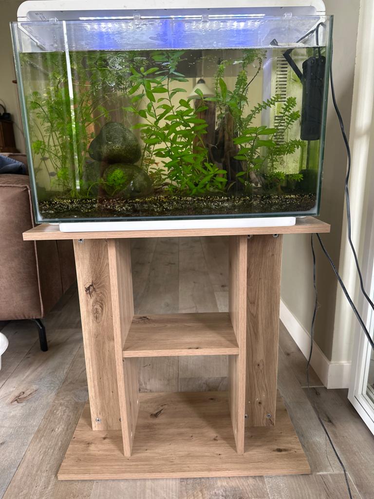Compleet gevuld aquarium Superfish Home 60 met meubel, Ophalen, Superfish, Inclusief vissen, Gevuld zoetwateraquarium