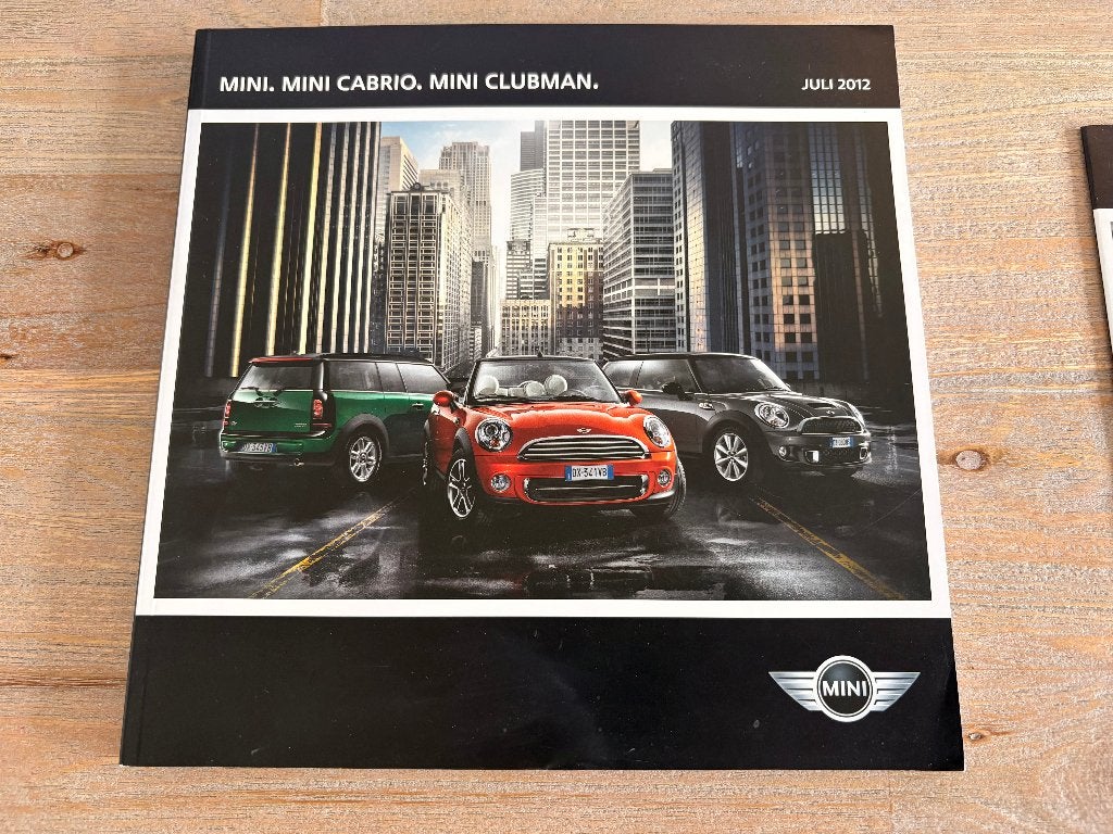 MINI brochure folder R56 2012 incl Clubman Hampton, Ophalen of Verzenden, Zo goed als nieuw, MINI Nederland, Overige merken