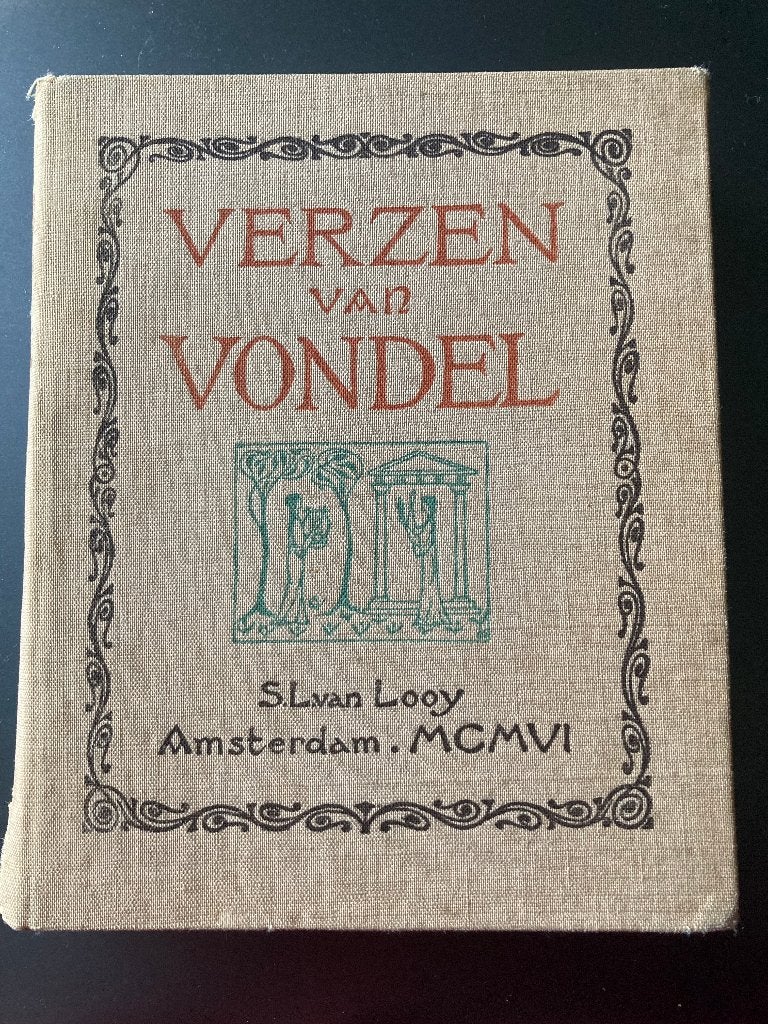 Verzen van den Vondel uitgegeven in 1906, Antiek en Kunst, Ophalen of Verzenden, Joost van den Vondel