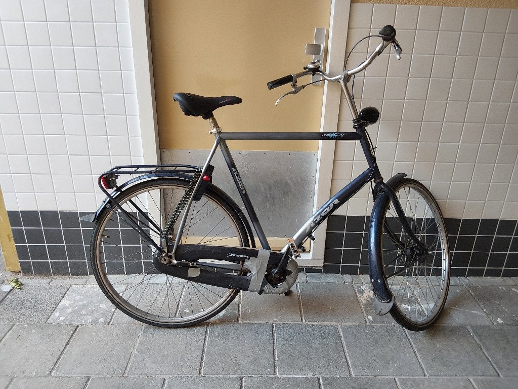 herenfiets, Fietsen en Brommers, Fietsen | Heren | Herenfietsen, Gebruikt, 65 cm of meer, Trommelrem, Ophalen