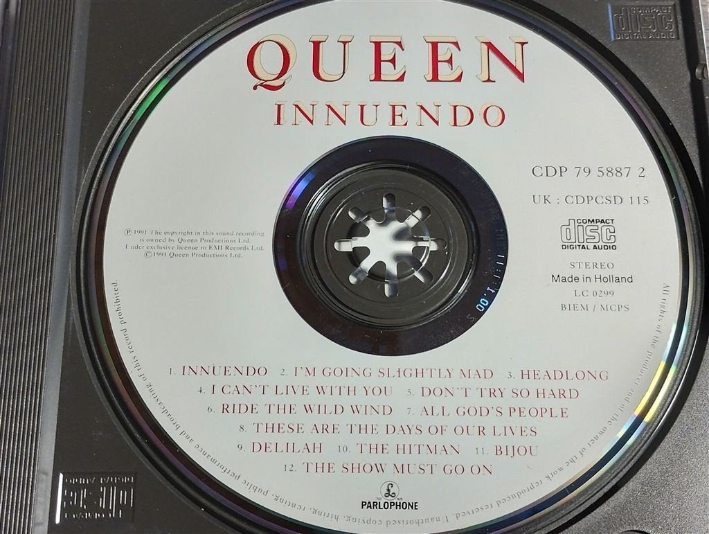Queen - Innuendo, Ophalen of Verzenden, Zo goed als nieuw, Poprock