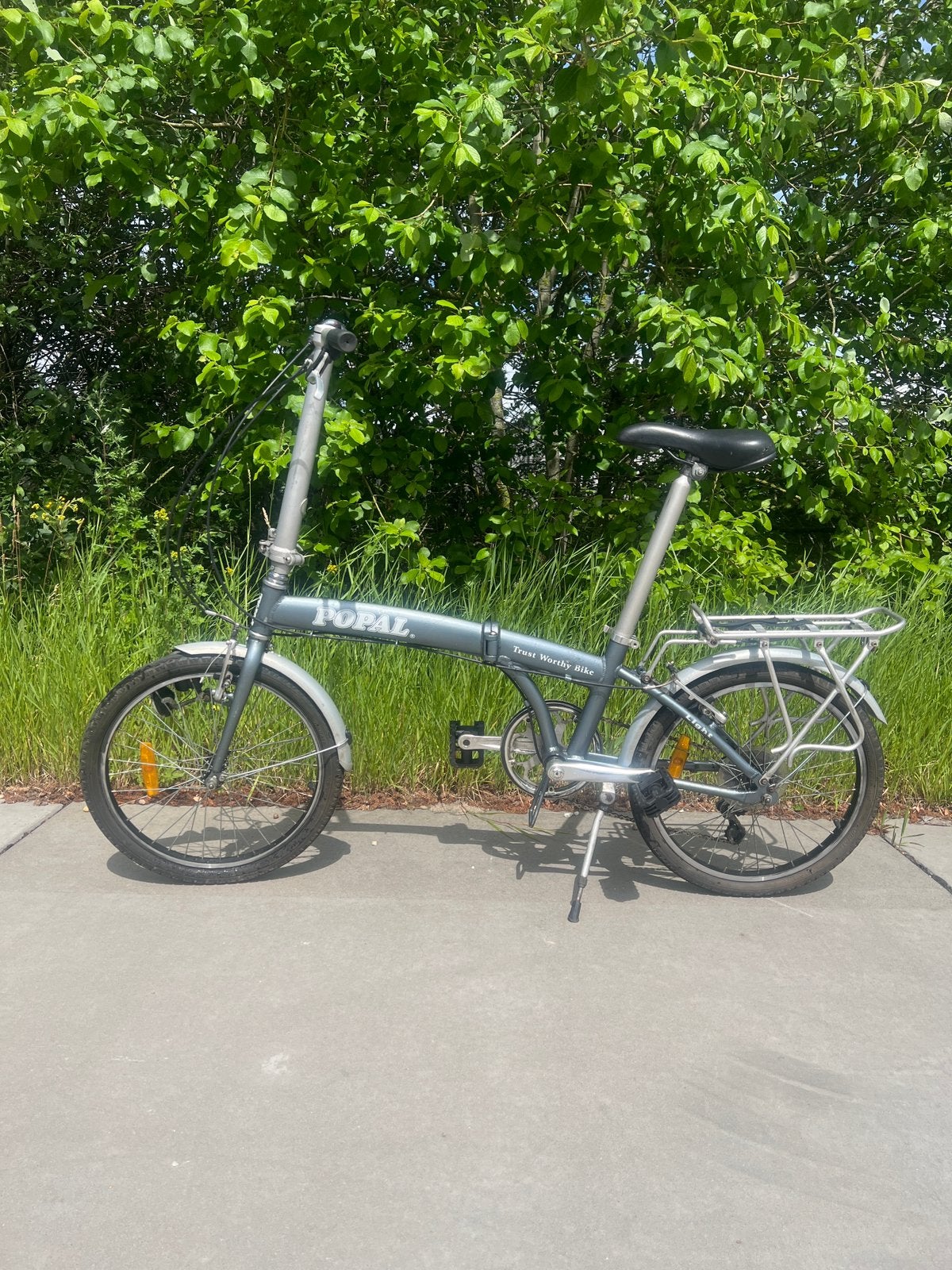 Popal vouwfiets 6 versnellingen, Fietsen en Brommers, Fietsen | Vouwfietsen, Velgrem, Versnellingen, Zo goed als nieuw, Ophalen