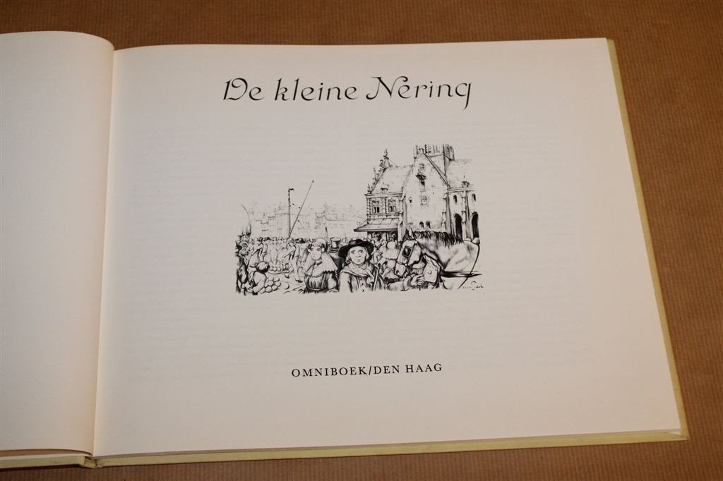 De Kleine Nering — Anton Pieck — Kalenderillustraties, Boeken, Ophalen of Verzenden, Gelezen