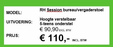Bureaustoel, Ophalen, Gebruikt, Rood