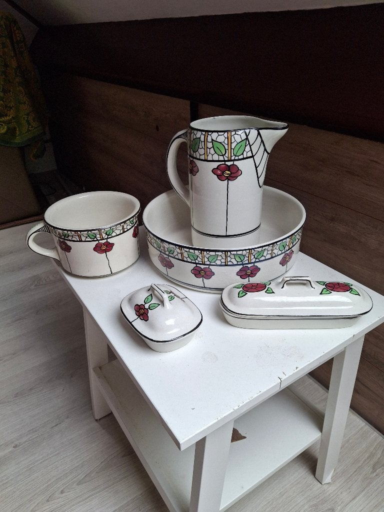 Lampetkan set Art DECO, Antiek en Kunst, Ophalen