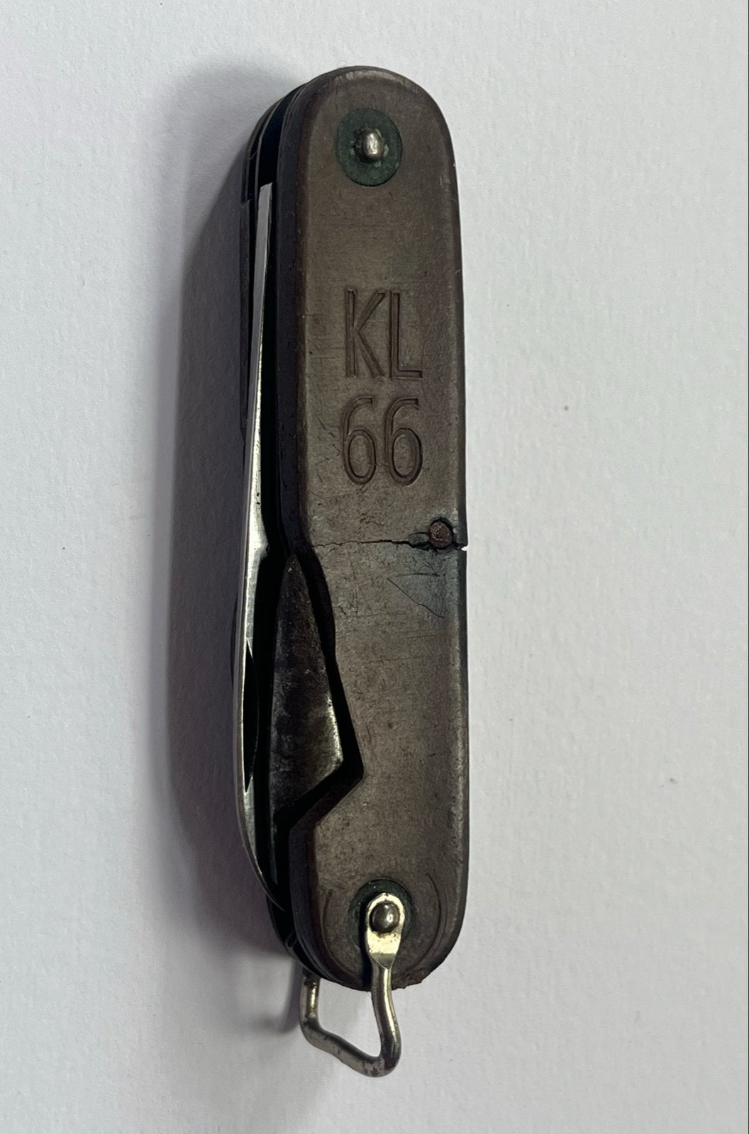Vintage Zakmes Nederlandse leger KL 66 - 1966, Verzamelen, Militaria | Algemeen, Ophalen of Verzenden, Landmacht, Nederland, Mes of Dolk