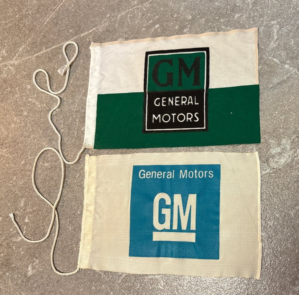 Vintage General Motors GM Vlaggen, Ophalen of Verzenden, Zo goed als nieuw, Overige typen