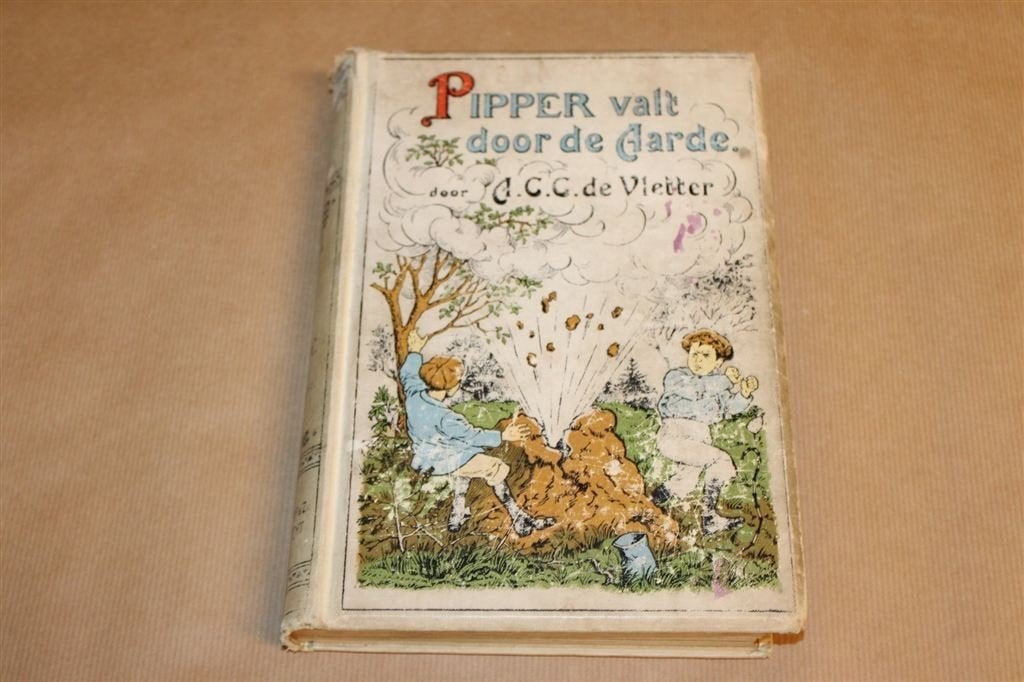 Pipper Valt door de Aarde — Vletter — Jongensboek 1912, Ophalen of Verzenden, Gelezen
