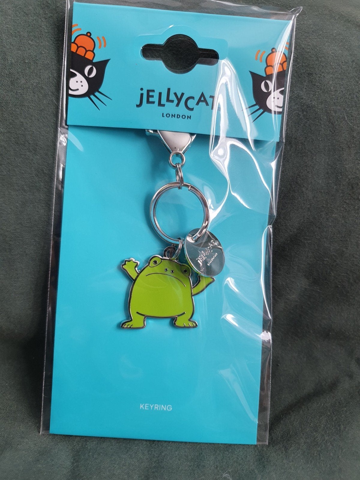 Originele Jellycat Purrks Ricky Rain Frog Sleutelhanger., Verzamelen, Sleutelhangers, Ophalen of Verzenden, Nieuw, Knuffel of Figuurtje