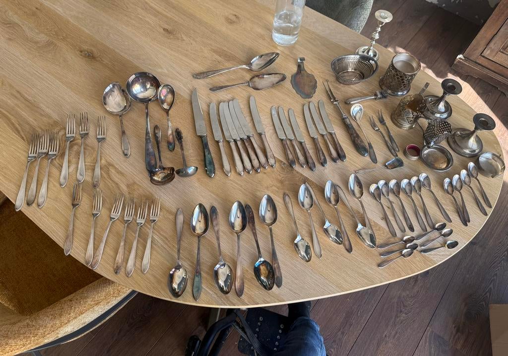 Keltum Bestekset met uitgebreide serveerset, Ophalen of Verzenden
