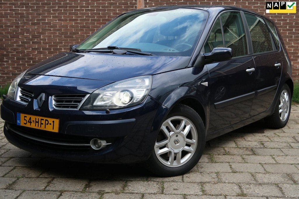 Renault Scénic 2.0-16V Tech Line *Rijklaarprijs *Onderhoude, Auto's, 1998 cc, 135 pk, Gebruikt, Zwart