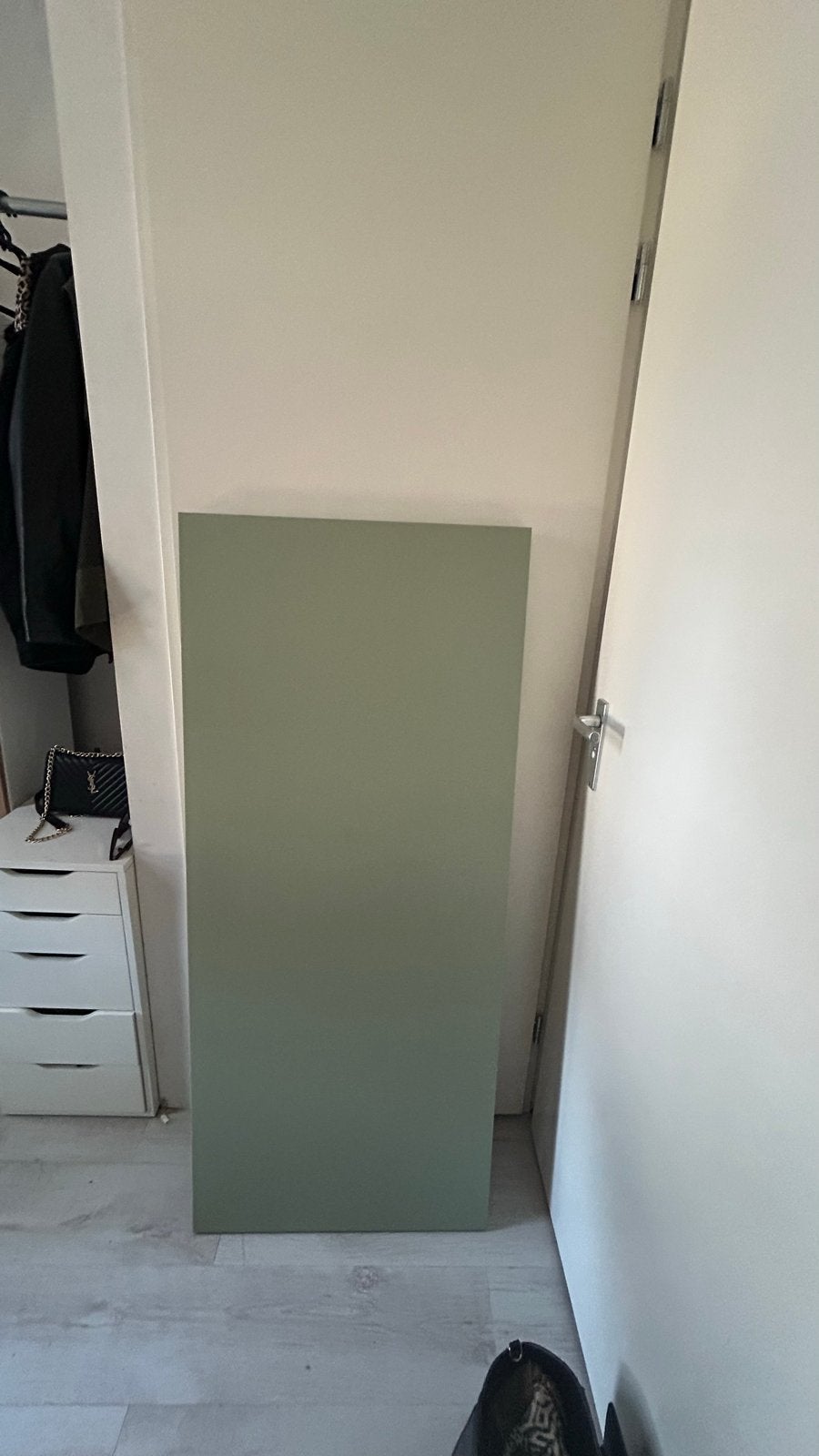 IKEA LAGKAPTEN bureaublad 140x60 groen, Ophalen, Groen, Gebruikt, IKEA