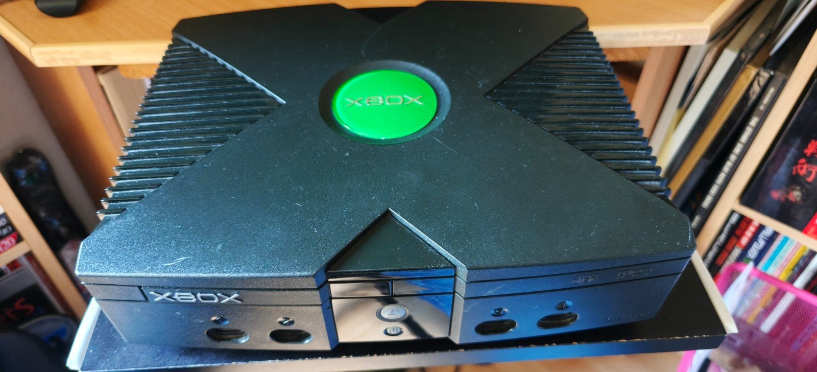 Originele Xbox Classic Console - Zwart, Spelcomputers en Games, Spelcomputers | Xbox Original, Ophalen of Verzenden, Gebruikt