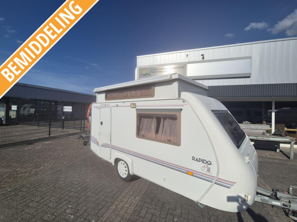 Rapido Evolution 31 TD 2001 luifel vast, fietsenrek 6950,-, Caravans en Kamperen, Caravans, Overige typen, 4 tot 5 meter, Schokbreker