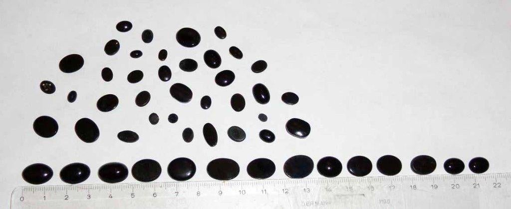 Cabochons Onyx Ovaal Zegelringstukjes, Sieraden, Tassen en Uiterlijk, Edelstenen, Ophalen of Verzenden, Zo goed als nieuw