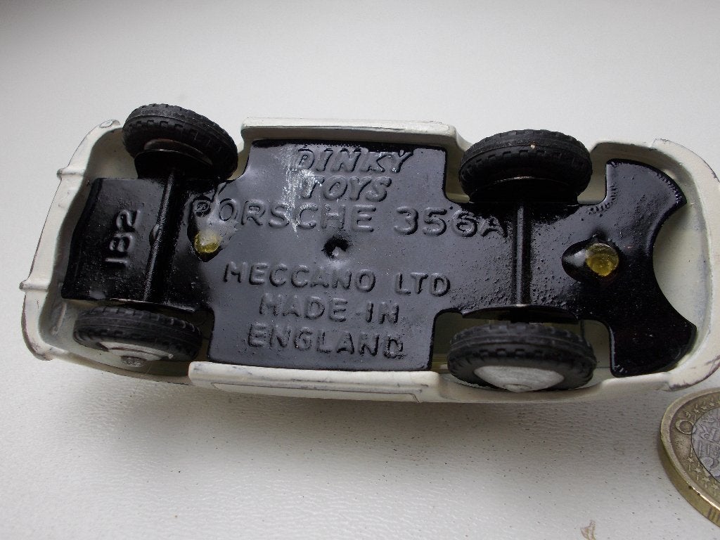 1957 Dinky Toys 182 PORSCHE 356A (Gerestaureerd.), Ophalen of Verzenden, Gebruikt, Auto, Dinky Toys