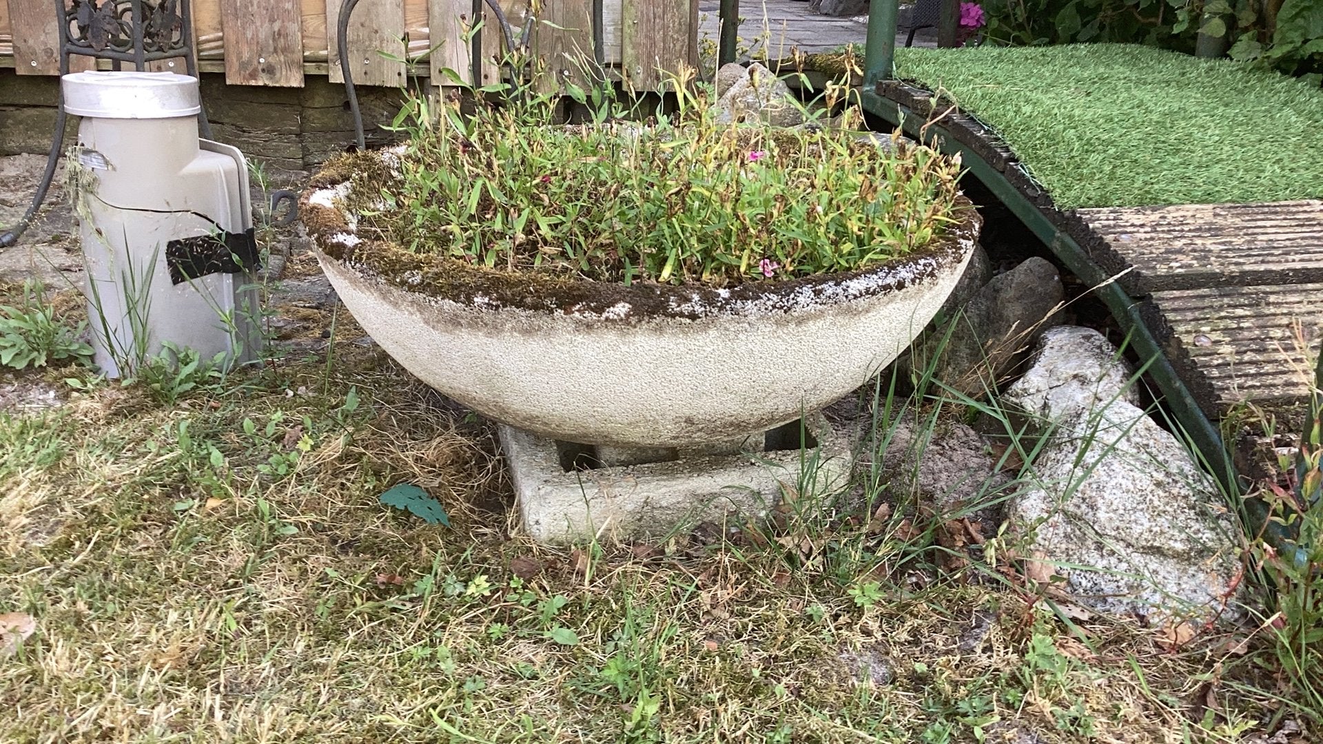 Stenen planten schalen in Dalfsen (gerserveerd Martin), Tuin en Terras, Ophalen, Steen, Gebruikt, 40 cm of meer